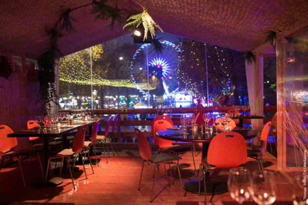 Sohso : restaurant éphémère avec vue imprenable sur les Champs-Elysées