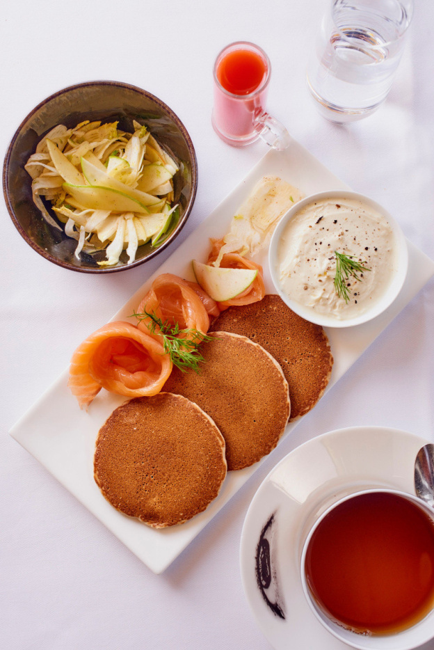 Petit déjeuner "healthy" au Royal Monceau