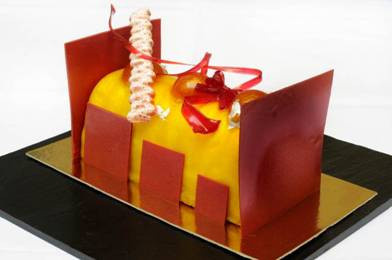 Bûche 2014 Restaurant 58 Guy Martin