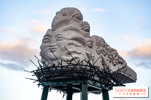 Insolite à Paris : quel est cette sculpture sur nid sur le pont du Carrousel ?