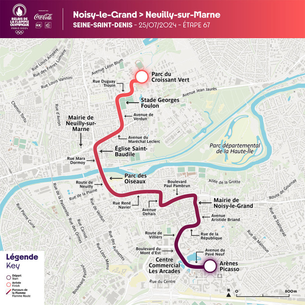 JO Paris 2024 : Le Parcours de la flamme Olympique en Seine-Saint-Denis - Foisy - Neuilly sur marne