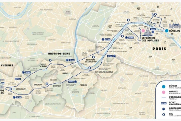 JO Paris 2024: The traffic restrictions of the marathon for Tous de Paris to Versailles