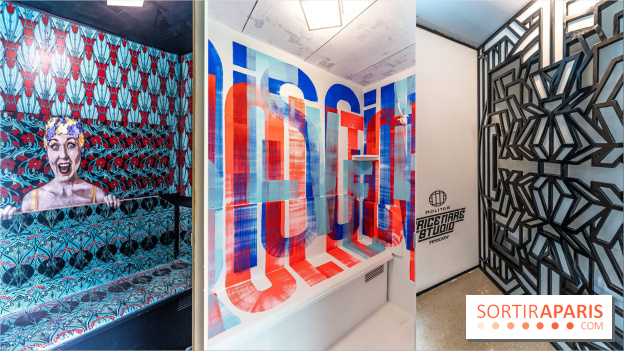 Les cabines de 70 artistes de la piscine Molitor se dévoile, l’exposition street-art insolite 