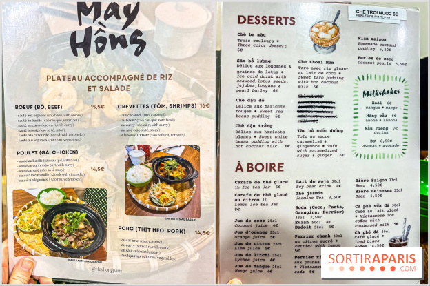 Mây Hồng, l'excellent restaurant vietnamien du 13e arrondissement de Paris, rue d'Ivry