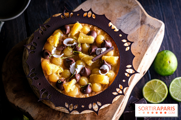 L'étonnante galette des Rois de La Maison Du Chocolat 2025 : Ananas Royal