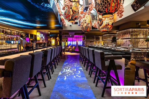 Pink Koï Paris, le nouveau restaurant japonais immersif et festif qui enchante les Halles - salle