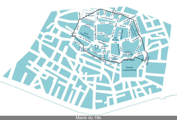 La Butte Montmartre: priorità per pedoni e ciclisti con nuove strutture