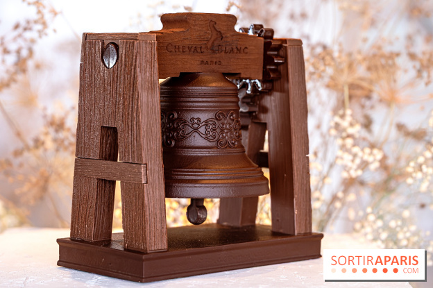 Pâques 2025 : la sublime Cloche en chocolat de Maxime Frédéric au Cheval Blanc Paris