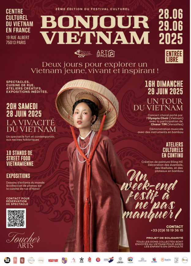 Bonjour Vietnam 2025 : un week-end culturel vietnamien gratuit à Paris