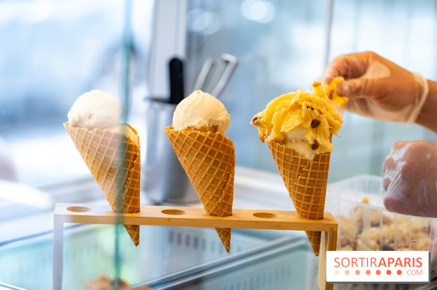 Insolite, la glace panettone de Christophe Louie à découvrir l'été à Paris