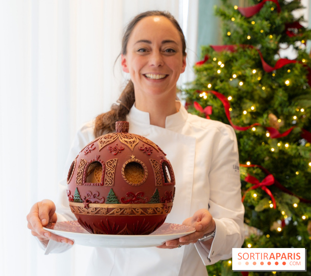 Nina Métayer ouvre "Destination Chocolat" à la Samaritaine