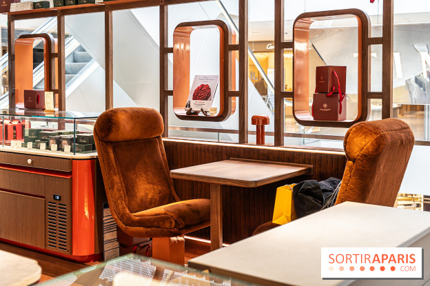 Nina Métayer ouvre "Destination Chocolat" à la Samaritaine