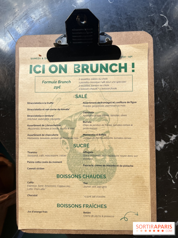 Le nouveau brunch italien gourmand de Pepe Ronchon Paris 9e