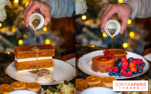 Le bar et salon de thé enchanté de Noël du George V 2025