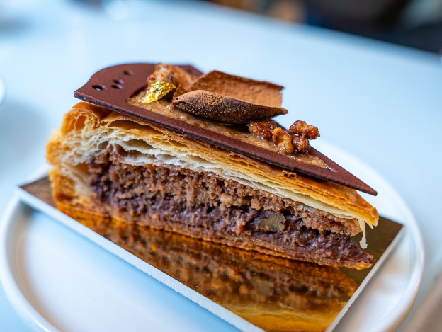 La sublime galette des Rois Carya de la Maison du Chocolat 2026