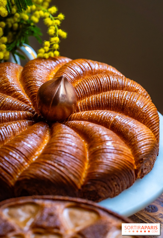 La sublime galette des Rois du Lutetia spéciale noisette