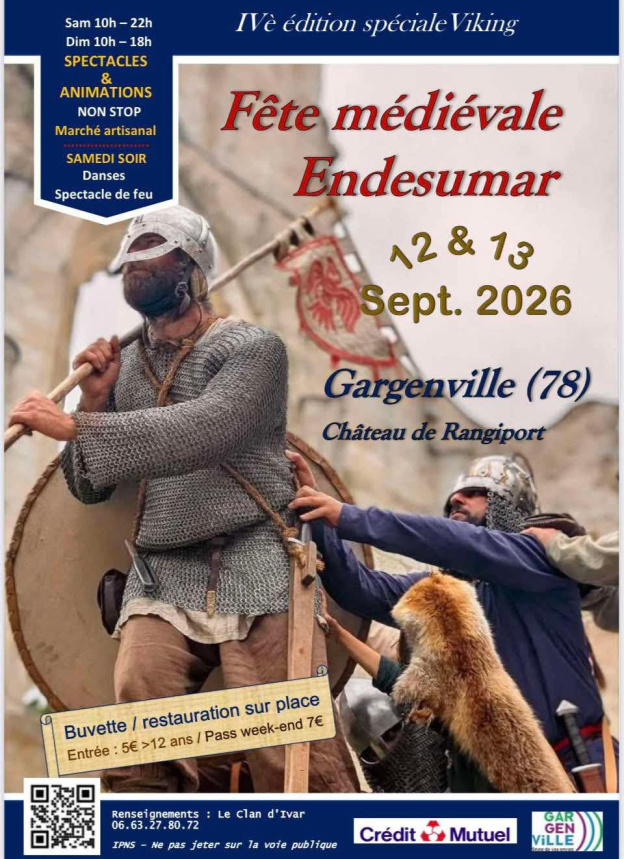 La Fête Médiévale Endesunar 2026 dans les Yvelines pour un retour dans le temps