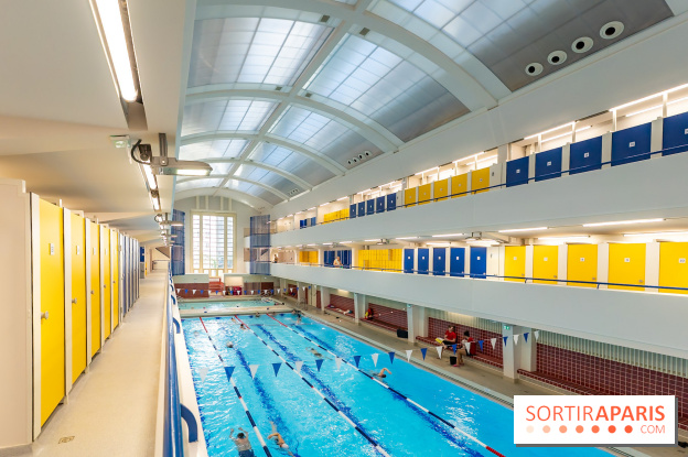 La piscine Château Landon, la plus  vieille piscine de Paris a rouvert ses portes dans le 10e