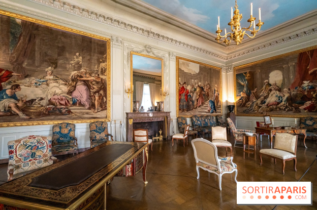 La vie au château, exposition contemporaine au château de la Roche Guyon : Échos