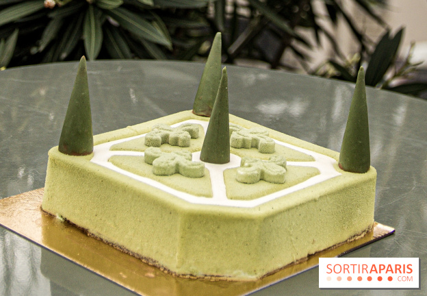 La Bûche Jardins de l'Auberge du jeu de Paume by Julien Lucas