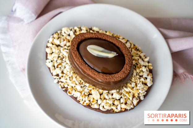 Oeuf de Pâques entremets de Muriel 2021 au Grand Colbert