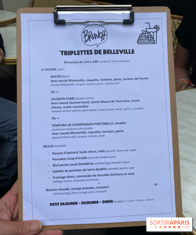 Le Brunch des Triplettes de Belleville