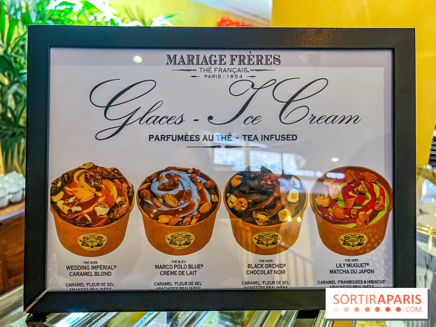 Les glaces originales au thé d'exception de Mariage Frères