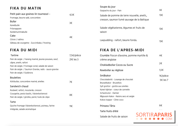 Le nouveau café FIKA de l'Institut Suédois