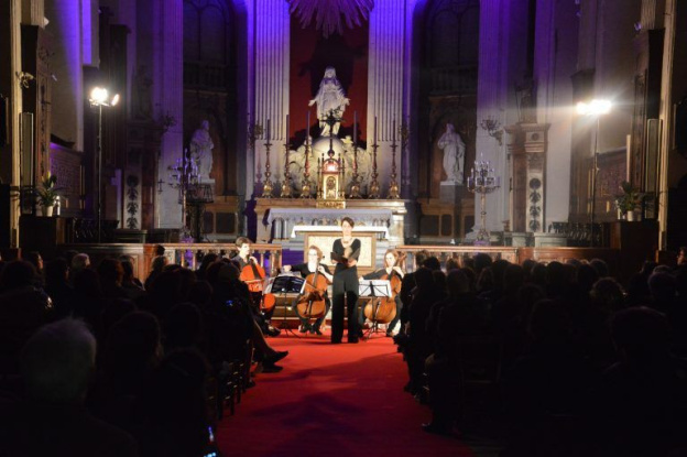 Nuit Blanche 2022 à Paris à l'église Notre Dame des Blanc Manteaux, concert pour l'Ukraine