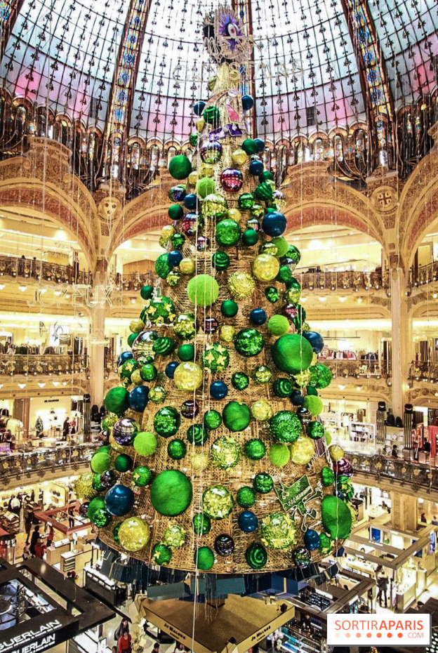sapin de noël des Galeries Lafayette 2018