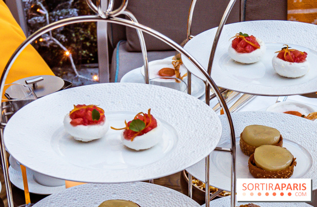 Le nouveau tea time du Joy à l'Hôtel Fouquet's Paris - pavlova coco pamplemousse