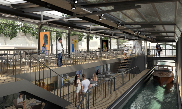 Quai de la Photo, le Nouveau Centre d'art flottant gratuit, sur la Seine à Paris