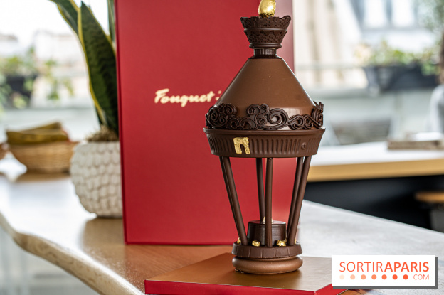 Lumières de Paris, l'oeuf de Pâques 2023 du Fouquet's Paris par Anthony Coquereau