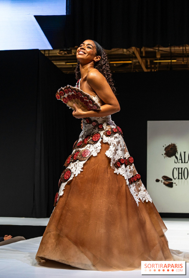 Salon du Chocolat 2023, le programme du défilé de robes et tenues en chocolat - Aurélie Konaté