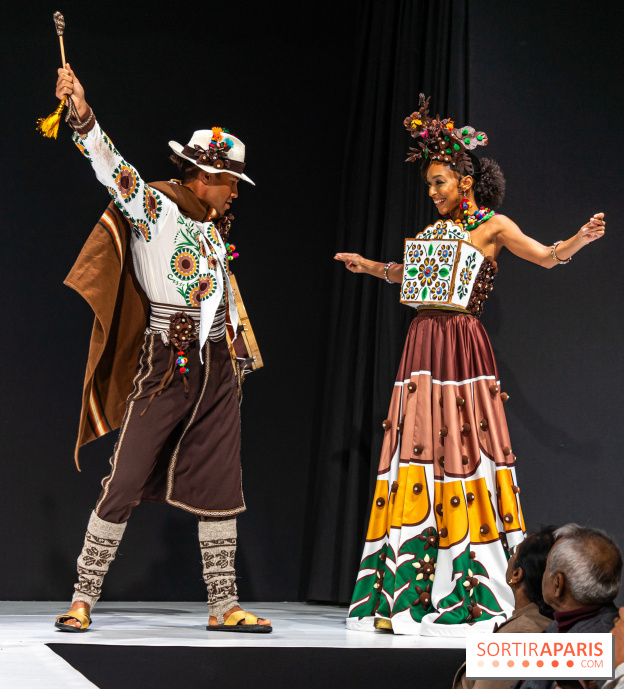 Salon du Chocolat 2023, le programme du défilé de robes et tenues en chocolat - Ophély Mézino & Laurent Maistret