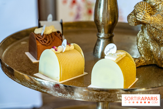 La Bûche de Noël Luge de Lenôtre par Etiennne Leroy et les créations de fête 2023