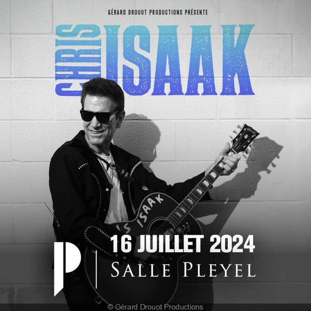 Chris Isaak en concert à la Salle Pleyel à Paris en juillet 2024