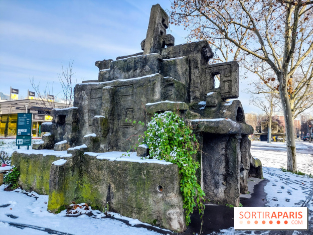 Insolite : quelle est cette sculpture en forme de visage inca à Paris ?