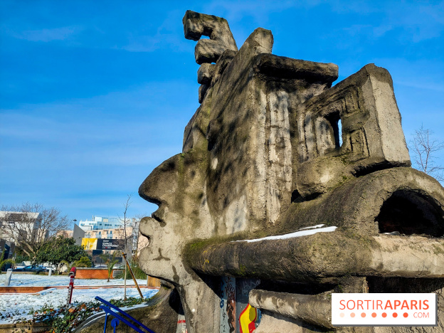 Insolite : quelle est cette sculpture en forme de visage inca à Paris ?