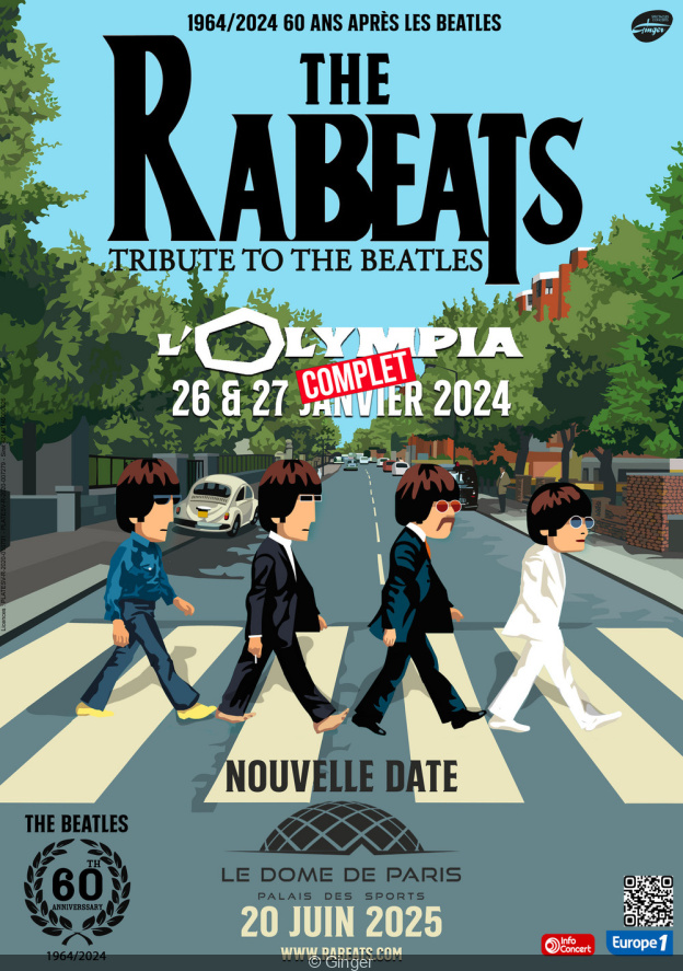 The Rabeats : concert d'adieu au Dôme de Paris - Palais des Sports en juin 2025