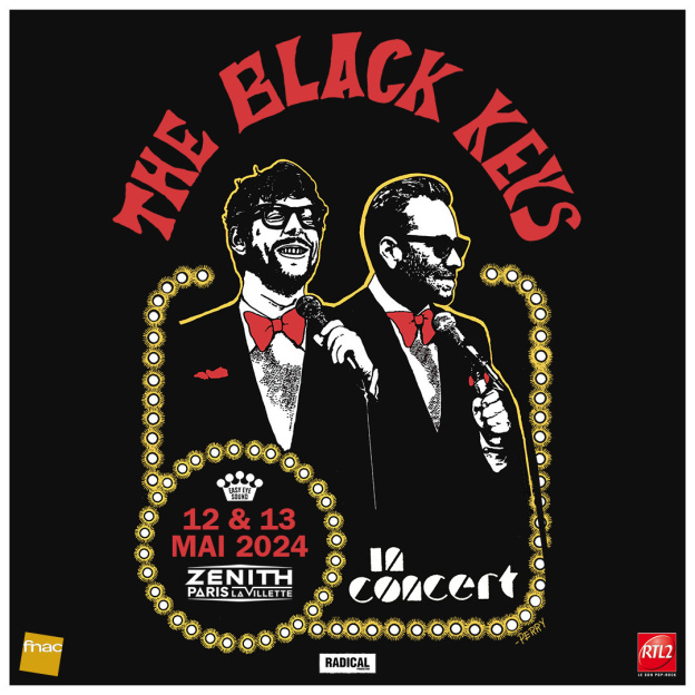 The Black Keys en concert au Zénith de Paris en mai 2024