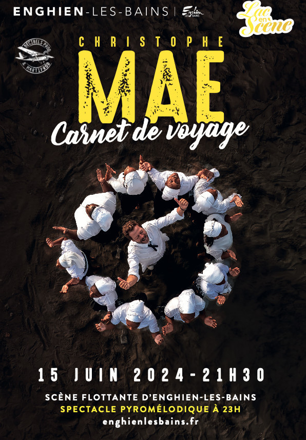 "Lac en Scène" 2024 à Enghien-les-Bains: concert gratuit de Christophe Maé et feu d'artifice