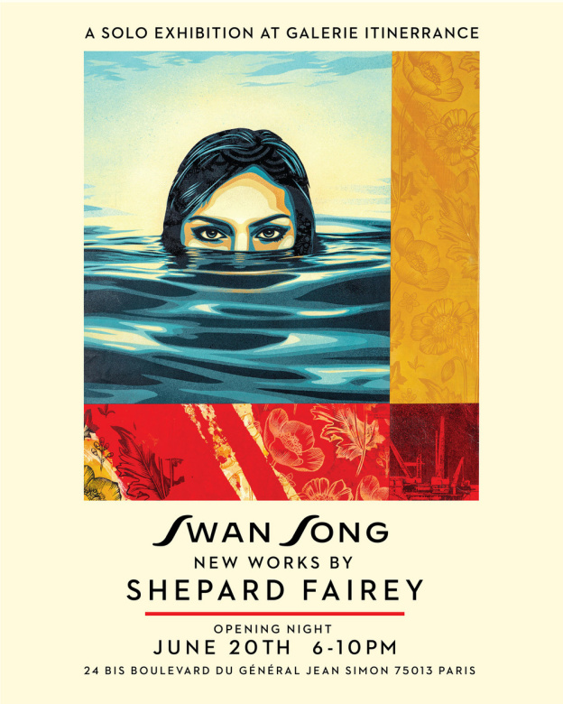 Shepard Fairey, aka Obey : son expo "Swan Song" à voir à la galerie Itinerrance
