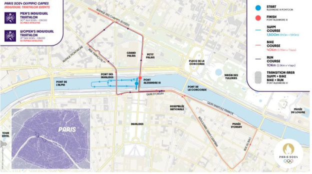 JO de Paris 2024 : un dispositif de circulation mis en place pour les épreuves de triathlon