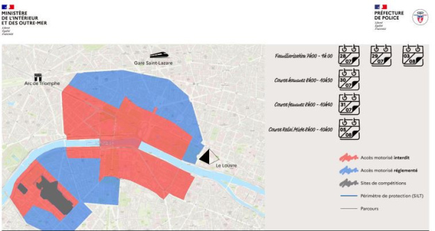 JO de Paris 2024 : un dispositif de circulation mis en place pour les épreuves de triathlon