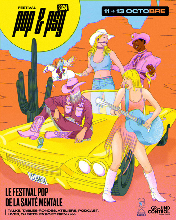Pop & Psy 2024 : le festival pop dédié à la santé mentale à Ground Control à Paris