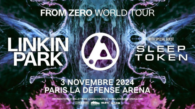 Linkin Park en concert à Paris La Défense Arena en novembre 2024