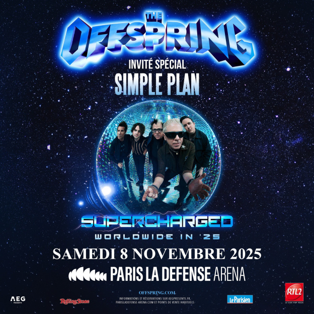 The Offspring en concert à Paris La Défense Arena en novembre 2025