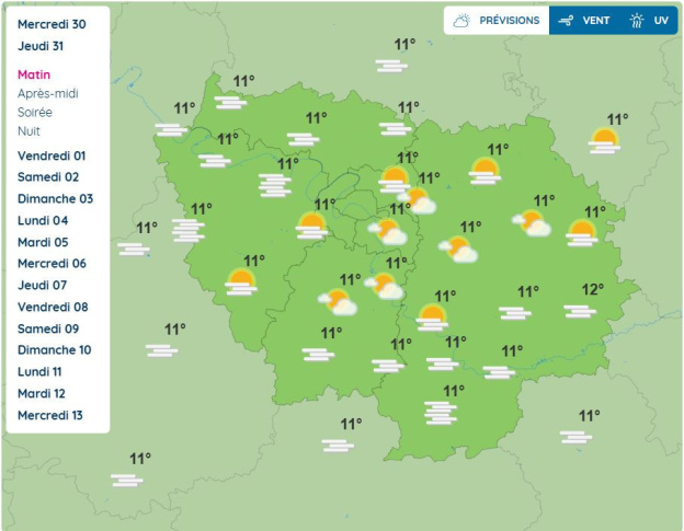 Météo : des bancs de brouillard attendus à Paris et en Île-de-France ce vendredi