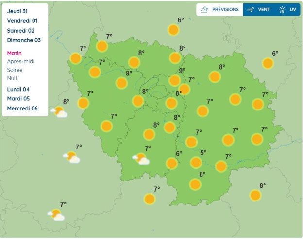 Toussaint : quelle météo vous attend à Paris et en Île-de-France pour ce week-end prolongé ?